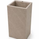 Bej Mermer Monoblok Lavabo