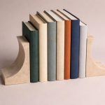 Doğal Traverten Kitap Tutucu Seti – 2 Parça - Görsel 4